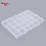 Adjustable Plastic Storage Box for Jewelry Ring Earring Pill Beads