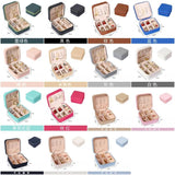 Jewel Case Storage Box Home Travel Earrings Ring Organizer