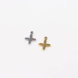 10pcs Stainless Steel Flower Girls Charms Pendant DIY Necklace Bracelets