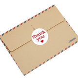500pcs Foil Thank You Small Business Stickers DIY Stationery Gift Decor