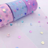 Colorful Dot Mesh Gauze Tape DIY Accessories Material