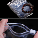 10PCS Self Sealing PVC Bags Zipper Jewelry Storage Transparent Pouch