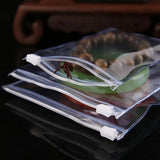 10PCS Self Sealing PVC Bags Zipper Jewelry Storage Transparent Pouch