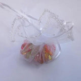 30pcs Round Organza Pouch Wedding Christmas Candy Gift Bag 26/35/40cm
