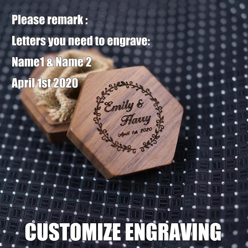 Personalized Wedding Ring Bearer Box