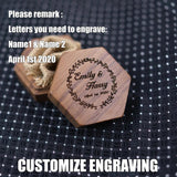 Personalized Wedding Ring Bearer Box