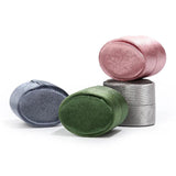 Oval Velvet Ring Box for Proposal, High-End Jewelry Box