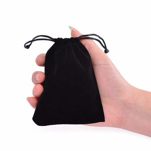 10pcs 9*12cm Drawstring Bag Velvet Jewelry Pouch