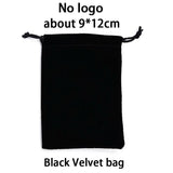 10pcs 9*12cm Drawstring Bag Velvet Jewelry Pouch