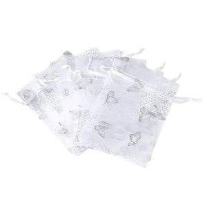 20Pcs Organza Bags Jewelry Beads Packaging Display Bags Drawstring Pouches