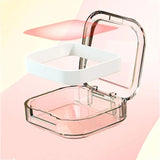 Transparent Jewelry Packaging Compartment Storage Case