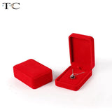 Velvet Jewelry Box Earrings Container Wedding Necklace Box