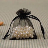 100PCS 7Color Organza Lace Velvet Bags Jewelry Boxes Packaging Gift