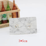 30pcs Jewelry Display Cards 3x5cm 5x5cm Accessories Label Tag Gift Card
