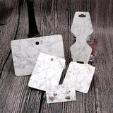 30pcs Jewelry Display Cards 3x5cm 5x5cm Accessories Label Tag Gift Card