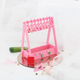 Desktop Jewelry Organizer Rack Acrylic Display Stand Hooks