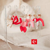 Desktop Jewelry Organizer Rack Acrylic Display Stand Hooks