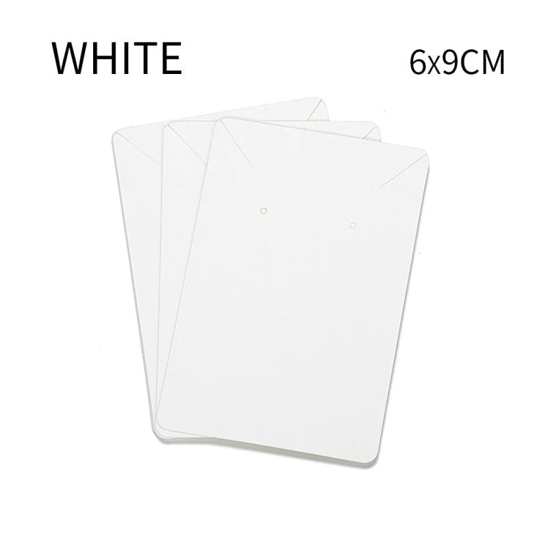 50pcs Earrings Necklaces Display Cards for DIY Jewelry