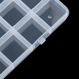 WLYeeS 24Grids Rectangle Plastic Empty Jewelry Beads Storage Box
