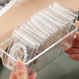 Transparent Jewelry Storage Bag & Box PVC Necklace Ring Holder Pouch