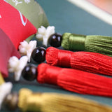 Chinese Jacquard Brocade Sachet with Tassel, Car Hanging Deco