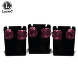 10pcs Mini Earrings Shelf Display Stand Acrylic Ear Stud Jewelry Show Bracket