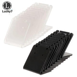 10pcs Mini Earrings Shelf Display Stand Acrylic Ear Stud Jewelry Show Bracket