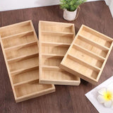 Bamboo Sunglasses Display Holder 5 Pairs Organizer Tray