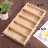 Bamboo Sunglasses Display Holder 5 Pairs Organizer Tray
