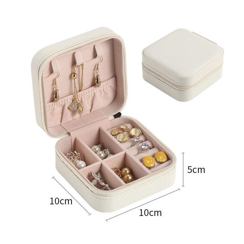PU Leather Jewelry Box for Home Travel Gift