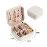 PU Leather Jewelry Box for Home Travel Gift