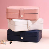 PU Leather Jewelry Box for Home Travel Gift