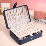 PU Leather Jewelry Box for Home Travel Gift