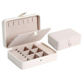 PU Leather Jewelry Box for Home Travel Gift