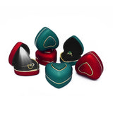 Heart-Shaped LED Jewelry Box Necklace Pendant Display Proposal Ring Box