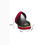 Heart-Shaped LED Jewelry Box Necklace Pendant Display Proposal Ring Box
