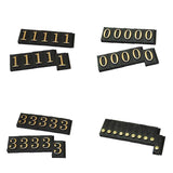 10pcs Adjustable Sign Display Changeable Dollar Numbers P2