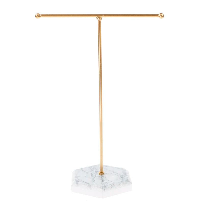 T-shaped Jewelry Display Stand Counter Pendant Shelf