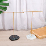 T-shaped Jewelry Display Stand Counter Pendant Shelf