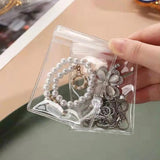 50Pcs Clear Anti-Oxidation Jewelry Pouches Bags