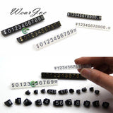 5pcs Mini Acrylic Combined Tag Euro HK US Dollar Adjustable Number Pricing Label