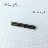 5pcs Mini Acrylic Combined Tag Euro HK US Dollar Adjustable Number Pricing Label