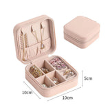 PU Leather Earring Box Jewelry Display Case Organizer