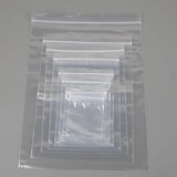 100pcs Transparent Self Sealing Ziplock Bags for Jewelry Packaging