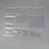 100pcs Transparent Self Sealing Ziplock Bags for Jewelry Packaging