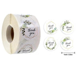 500Pcs Thank You Love Diary Stickers Baking Packaging Small Business Labels
