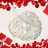 Romantic Wedding Jewelry Case Ring Bearer Pillow Holder Gift