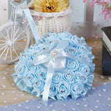 Romantic Wedding Jewelry Case Ring Bearer Pillow Holder Gift