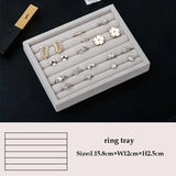 Gray DIY Jewelry Storage Case Organizer Earring Holder 3 Sizes Fit Most