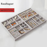 Gray DIY Jewelry Storage Case Organizer Earring Holder 3 Sizes Fit Most